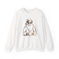 Gold Santa Sweater Retro Christmas Sweatshirt Santa Pullover Vintage Holiday Jumper Festive Winter Apparel Cozy Gift For Women Pink Crewneck
