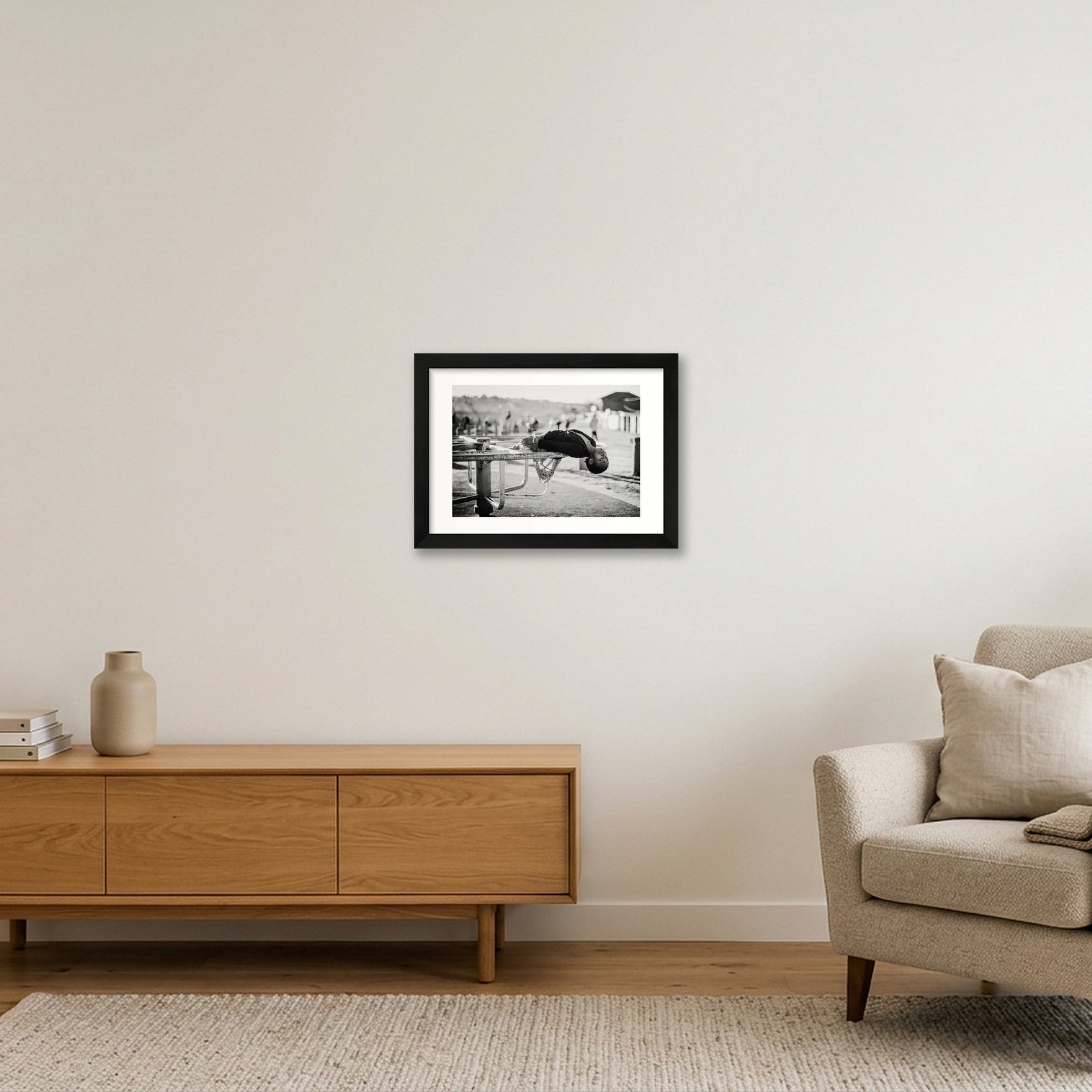 1858 — A4 (30×21cm, 12×8") Black Frame