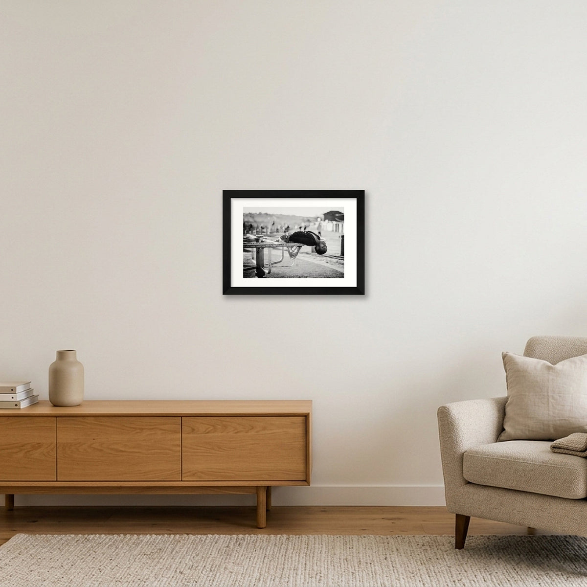 1858 — A4 (30×21cm, 12×8") Black Frame