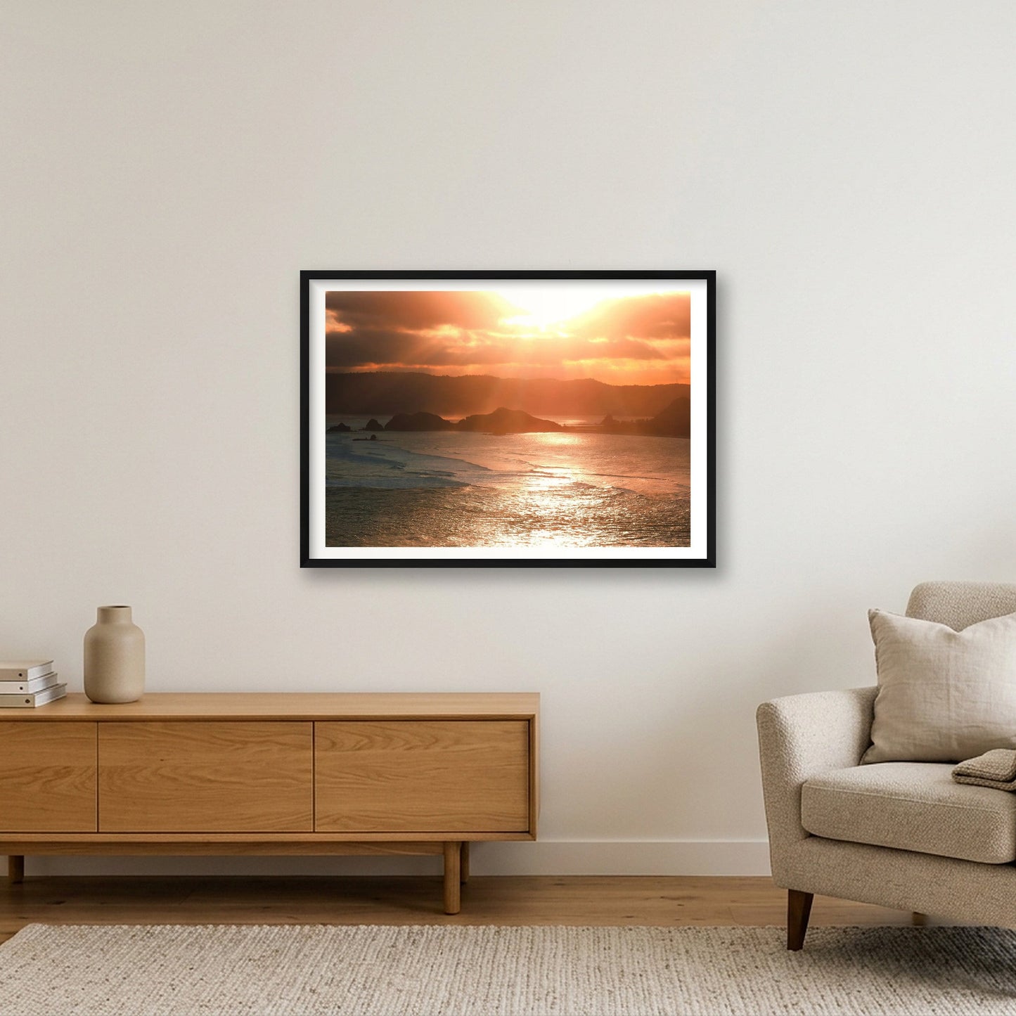 1821 — 84×59cm, 33×23" Black Frame
