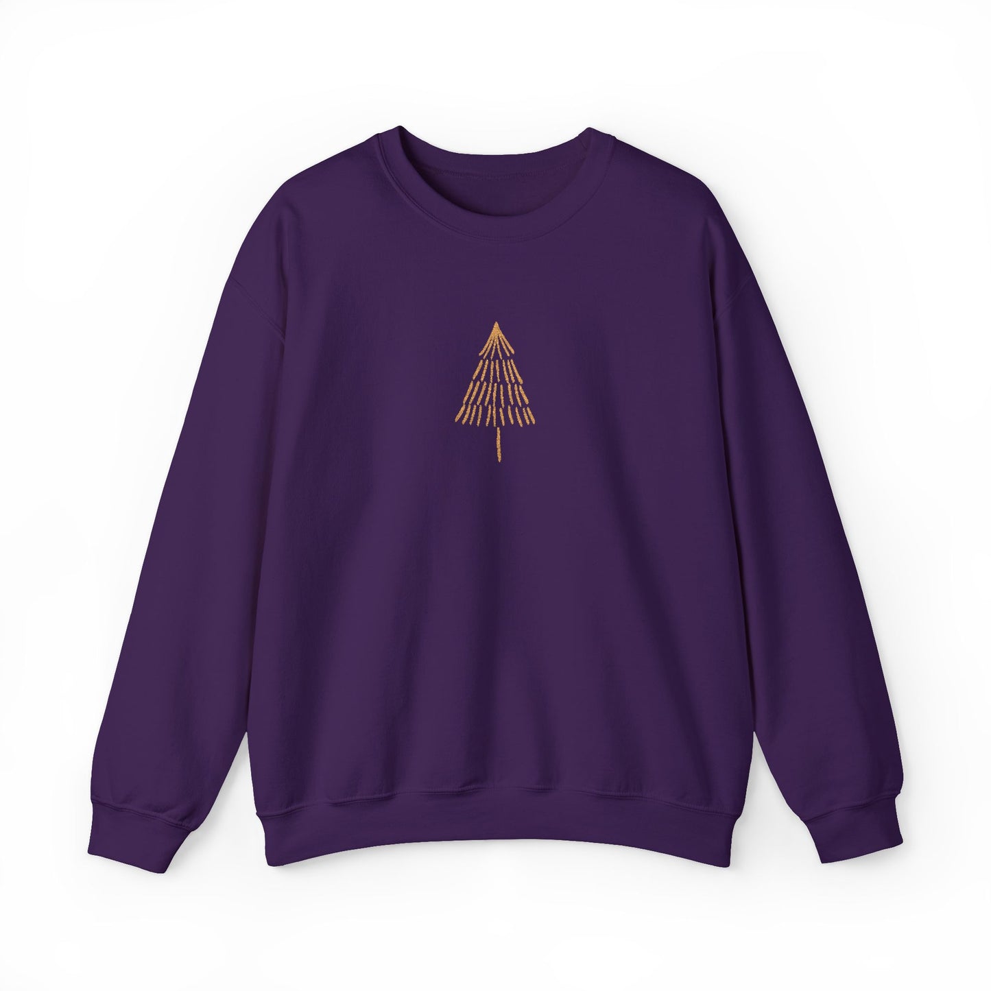 Minimal Tree Sweatshirt Gift For Mom Christmas Crewneck Winter Present For Sister Elegant Stitch Pullover Cozy Holiday Outfit Top Style