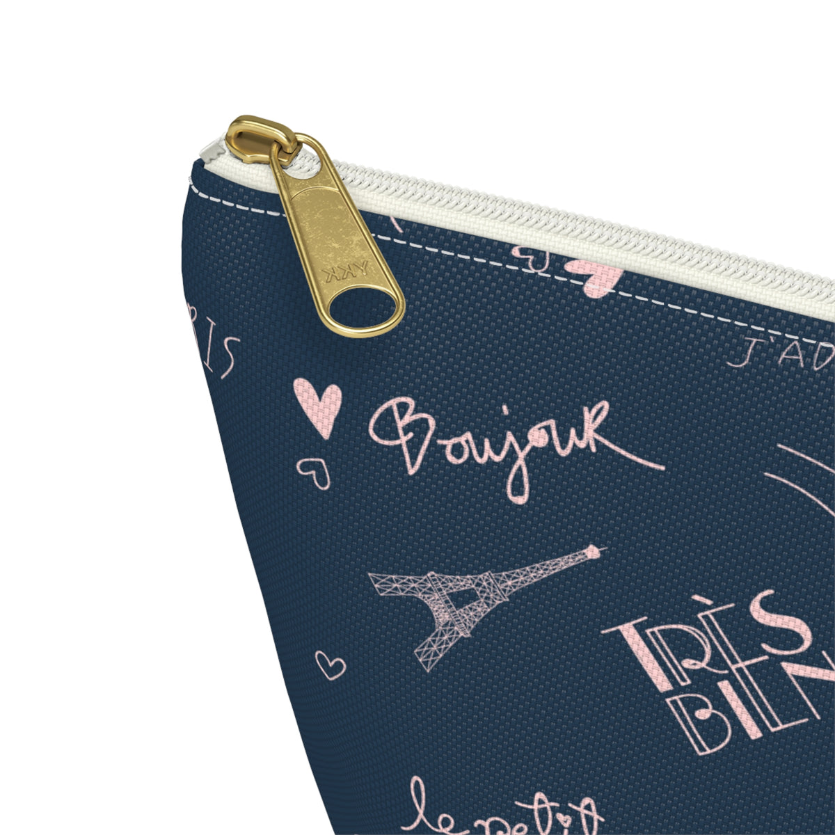 Paris Travel Accessory Pouch For Her Cute Makeup Bag Insert Navy Toiletry Organizer Parisian Decor Chic Pencil Case… – product image 12