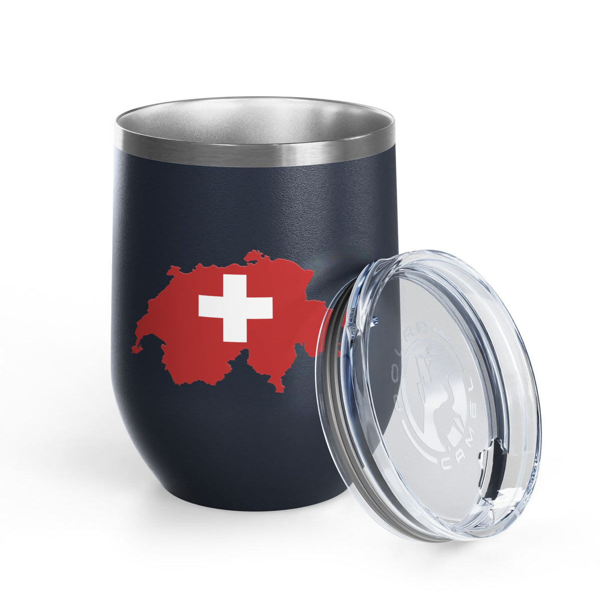 Swiss Tumbler Gift For Wine Lover Switzerland Cup Travel Drinkware Alpine Present Coffee Enthusiast Keepsake Patriotic Mug Friend Souvenir