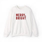 Christmas Sweater Embroidered Crewneck For Matching Family Christmas Sweatshirt Cozy Christmas Crewneck Festive Holiday Pullover Winter