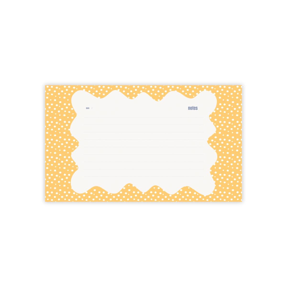 Yellow Polka Dot Sticky Note Cute Fridge Memo Pad Summer Desk Accessory For Teacher Kitchen Recipe Tracker Baking Reminder Gift For Mom