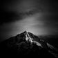 Mountain peak in Gwatt, Switzerland glows softly in twilight #34