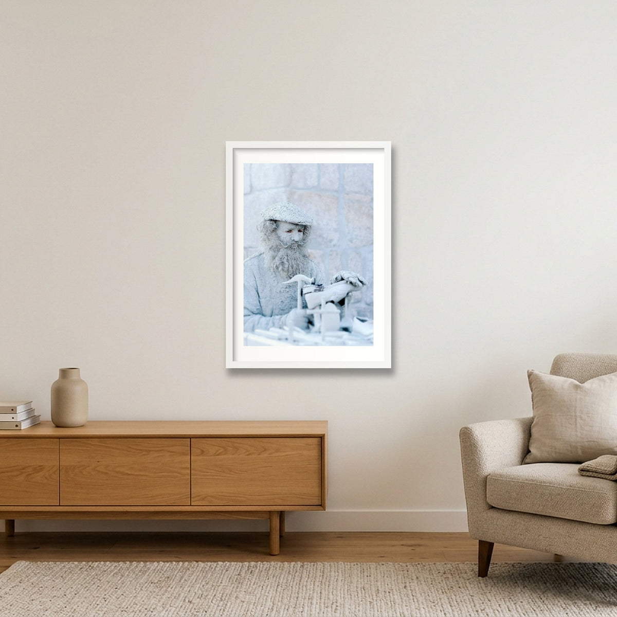 422 — 42×59cm, 17×23" White Frame