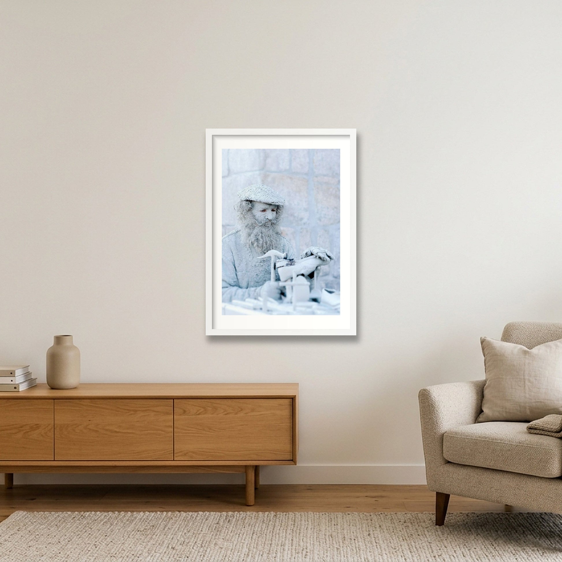 422 — 42×59cm, 17×23" White Frame
