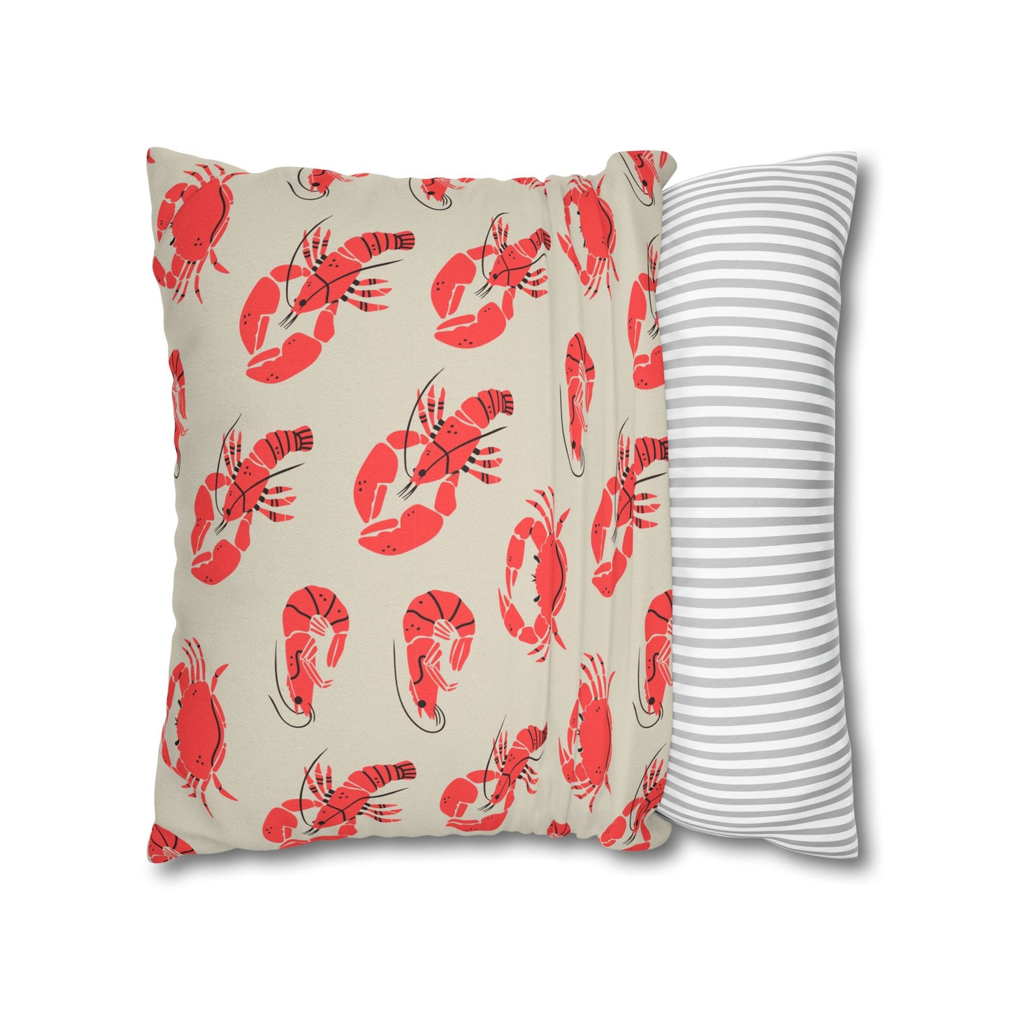 Coastal Seafood Pillow Cover For Beach House Decor Gift For Beach Lover Nautical Throw Cushion Gift For Ocean Lover Summer Home Style Italy