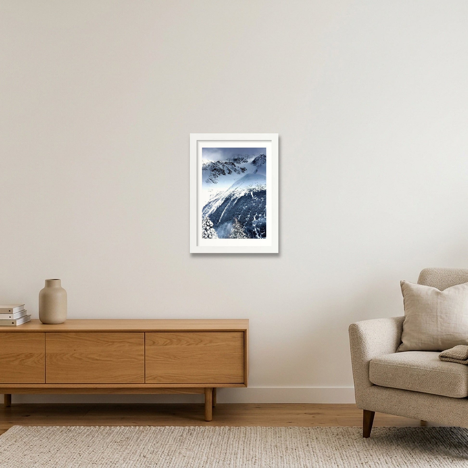 436 — A4 (21×30cm, 8×12") White Frame