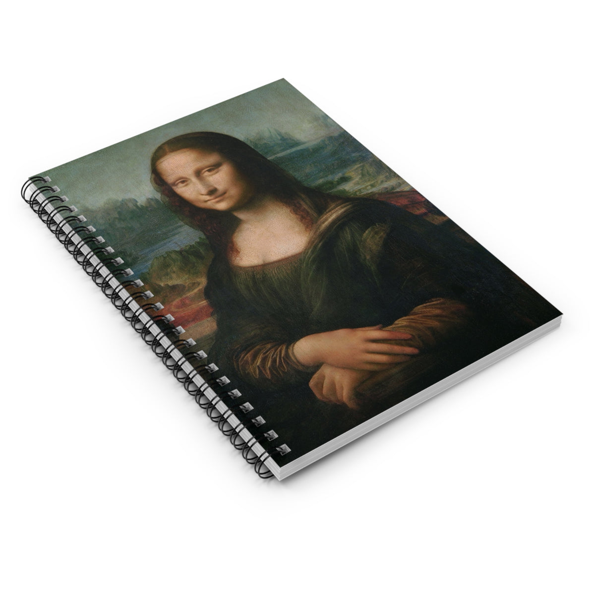 Art Lover Notebook, Mona Lisa Vintage Journal Spiral, Ruled Lined Journal, Famous Painting Art Decor Notebook, Vintage Art, Museum Inspired