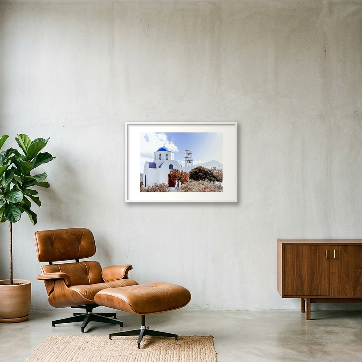562 — 84×59cm, 33×23" White Frame