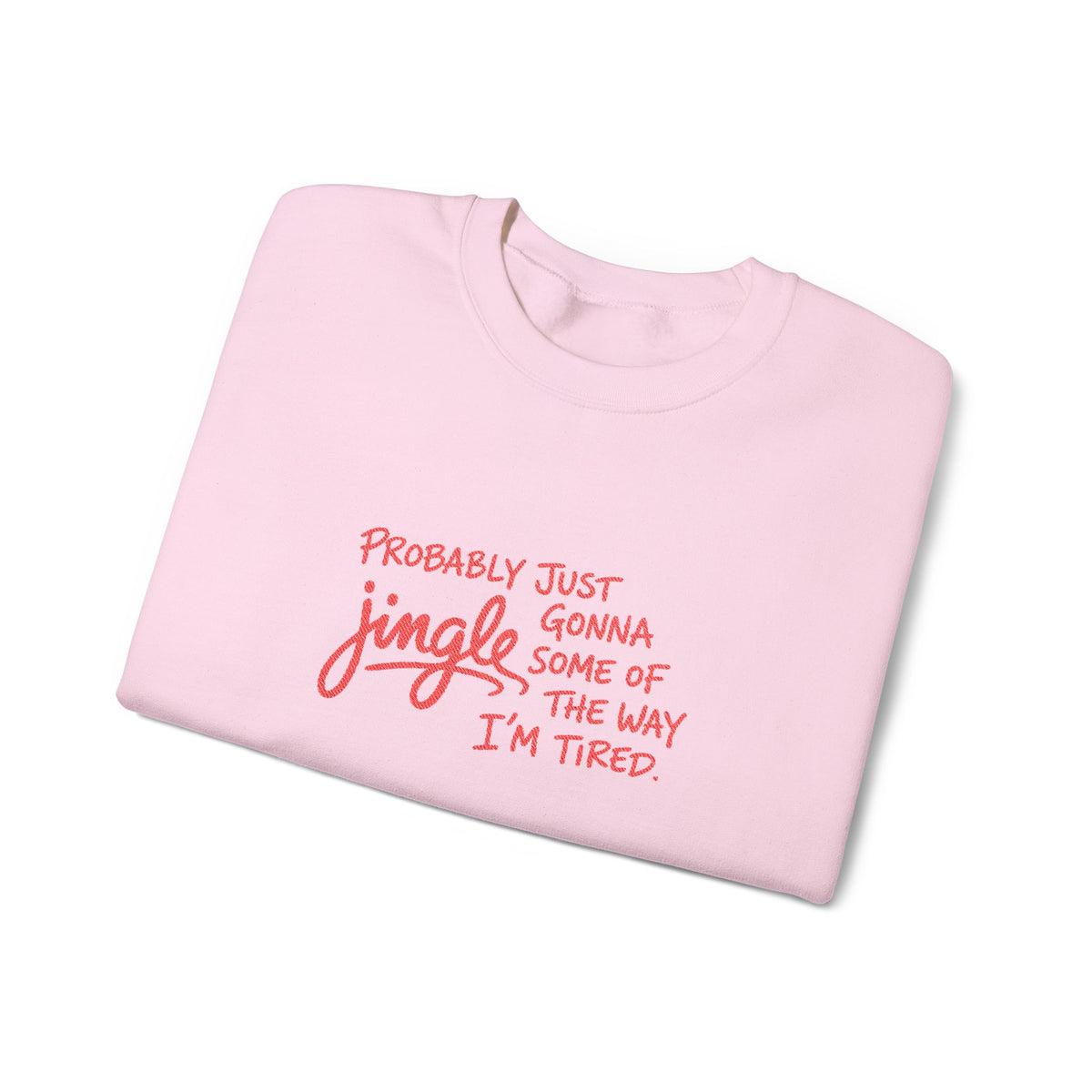 Funny Tired Christmas Sweatshirt Gift For Wife Holiday Crewneck Present For Sister Sarcastic Winter Pullover Cozy Seasonal Outfit Top Style