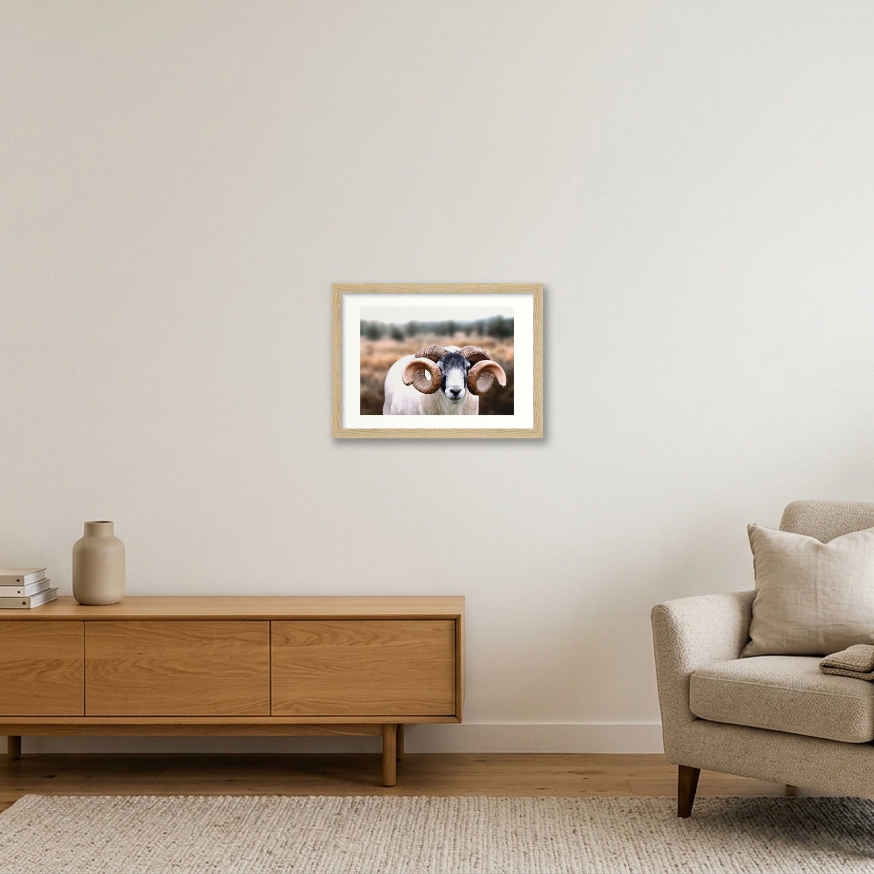 1589 — A4 (30×21cm, 12×8") Oak Frame