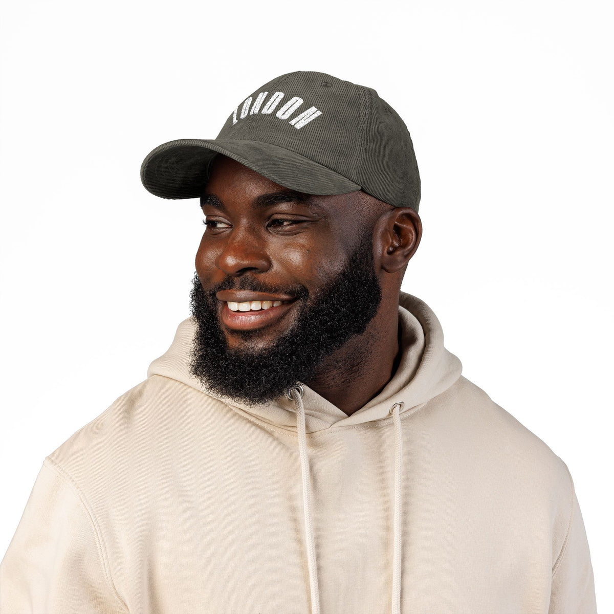 London Corduroy Cap Embroidered Vintage Dad Hat UK Travel Hat Embroidered City Cap British Style Hat Weekend Adventure Gift Adjustable Hat