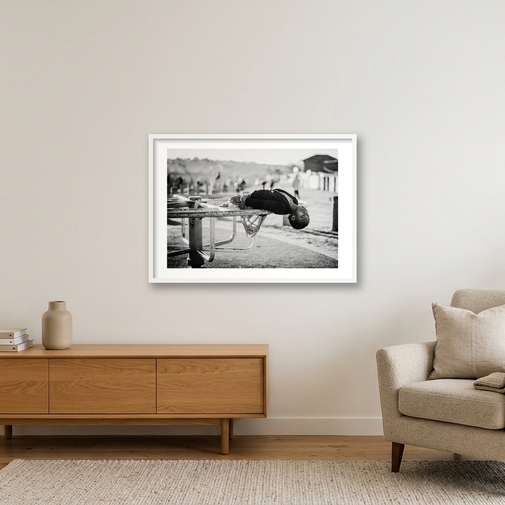 1858 — 84×59cm, 33×23" White Frame