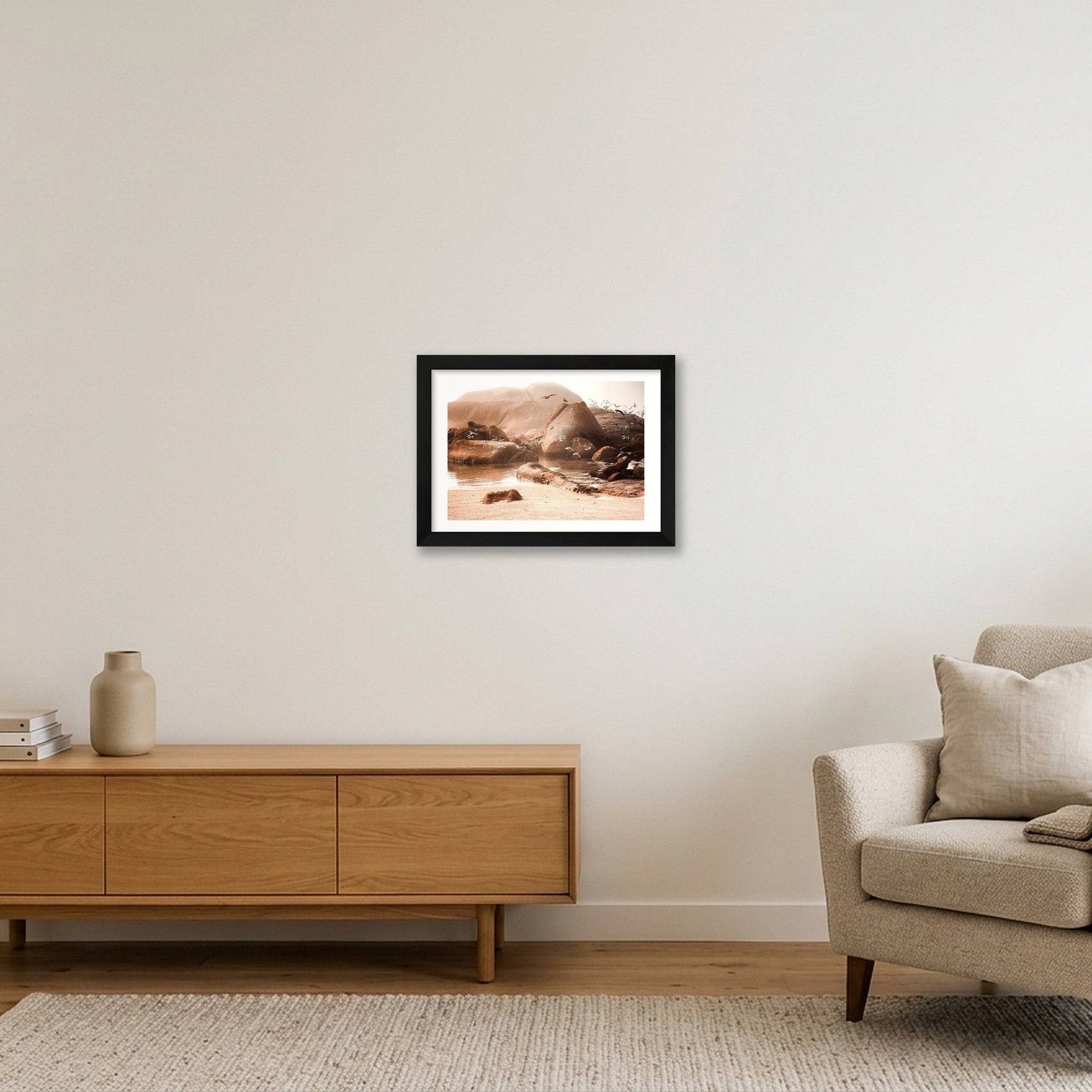 447 — A4 (30×21cm, 12×8") Black Frame