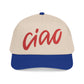 Ciao Embroidered Baseball Cap Gift For His Birthday Italian Aesthetic Hat Amalfi Coast Vacation Gift Cute Europe Travel Snapback Cap For Her
