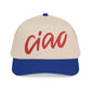 Ciao Embroidered Baseball Cap Gift For His Birthday Italian Aesthetic Hat Amalfi Coast Vacation Gift Cute Europe Travel Snapback Cap For Her