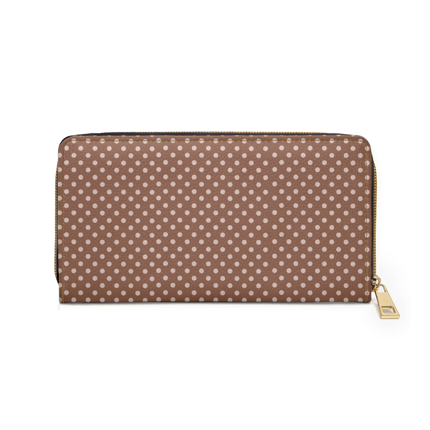 Polka Dot Purse For Classic Fashion Brown Wallet Grandma For Aunt Summer Travel Organizer Birthday Present For Sister Daily Clutch For Her
