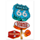 Route 66 Poster Wall Art Retro Road Trip Print Posters wall art image 4
