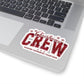 Christmas Crew Sticker Gift For Wife Glitter Vinyl Decal Holiday Laptop Journal Accent Stocking Filler Festive Mom Family Memory Keepsake