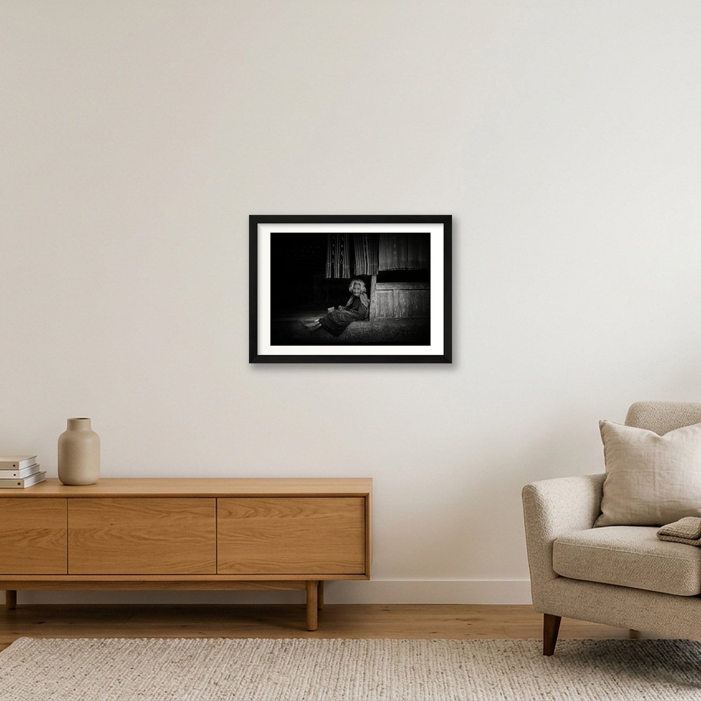 1894 — A3 (42×30cm, 17×12") Black Frame