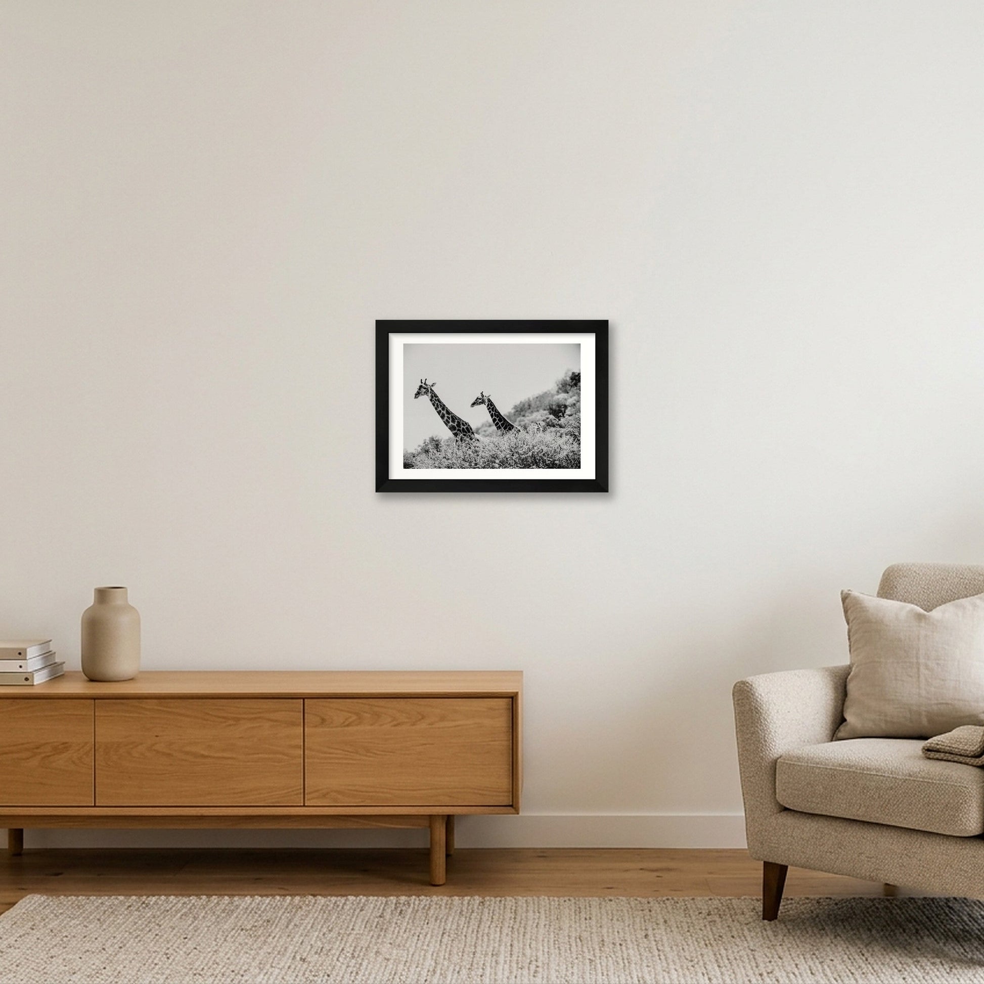 449 — A4 (30×21cm, 12×8") Black Frame