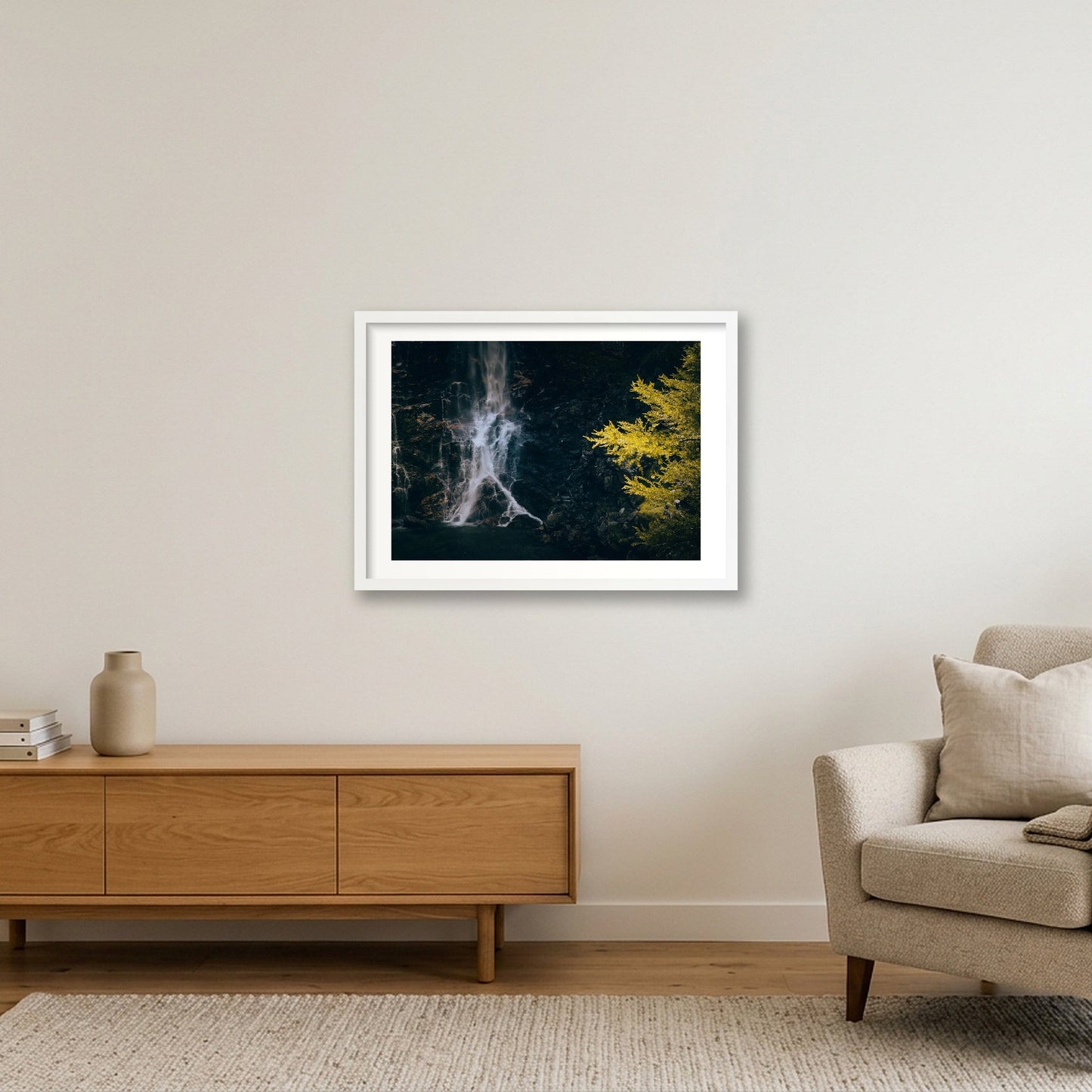 1309 — 59×42cm, 23×17" White Frame