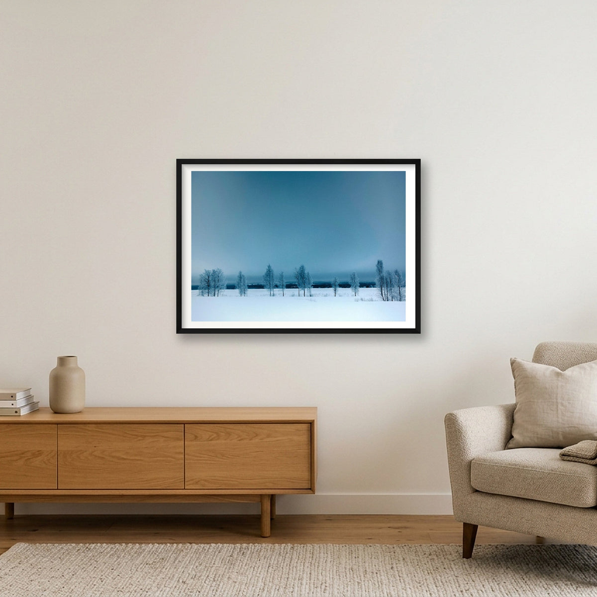 448 — 84×59cm, 33×23" Black Frame