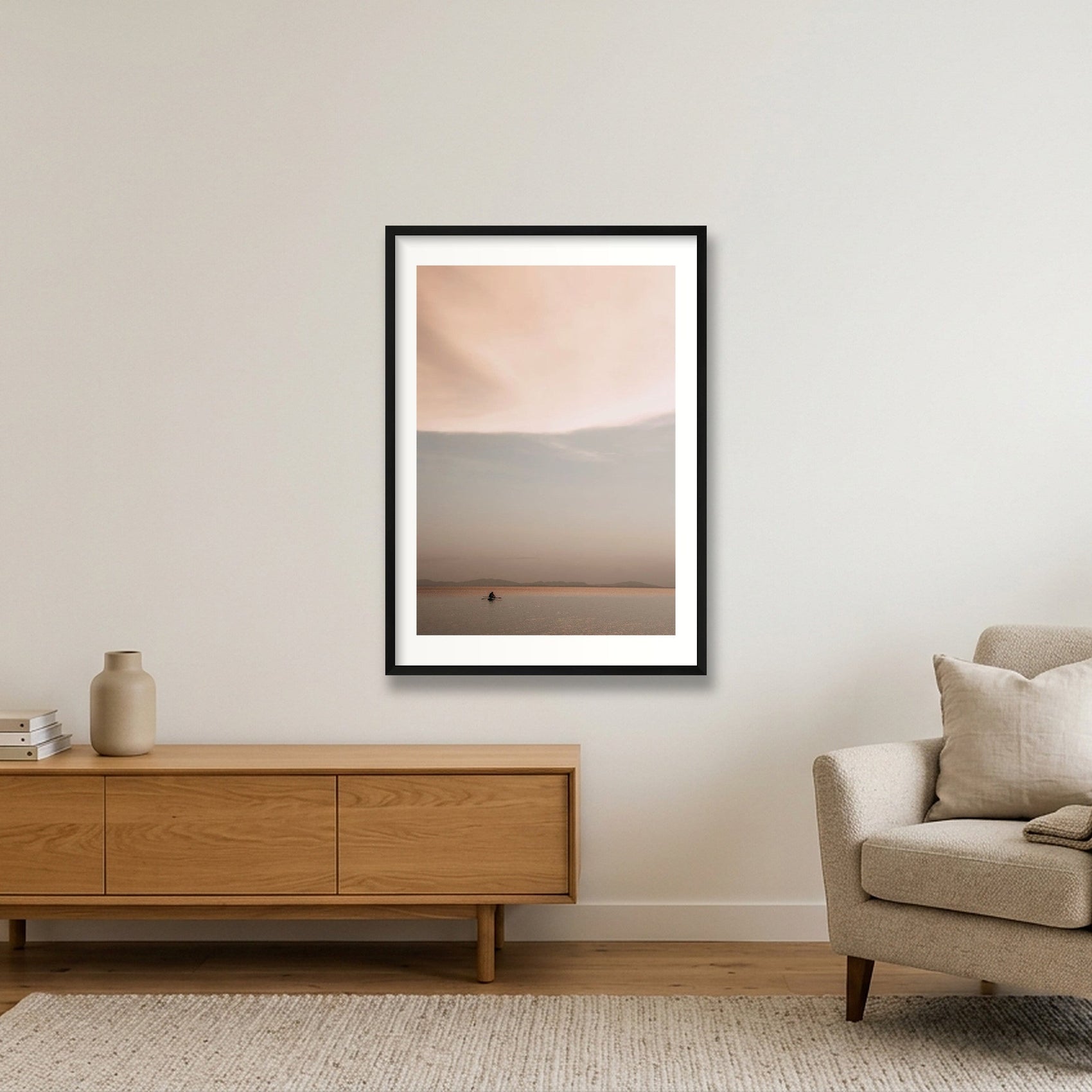 1339 — 59×84cm, 23×33" Black Frame