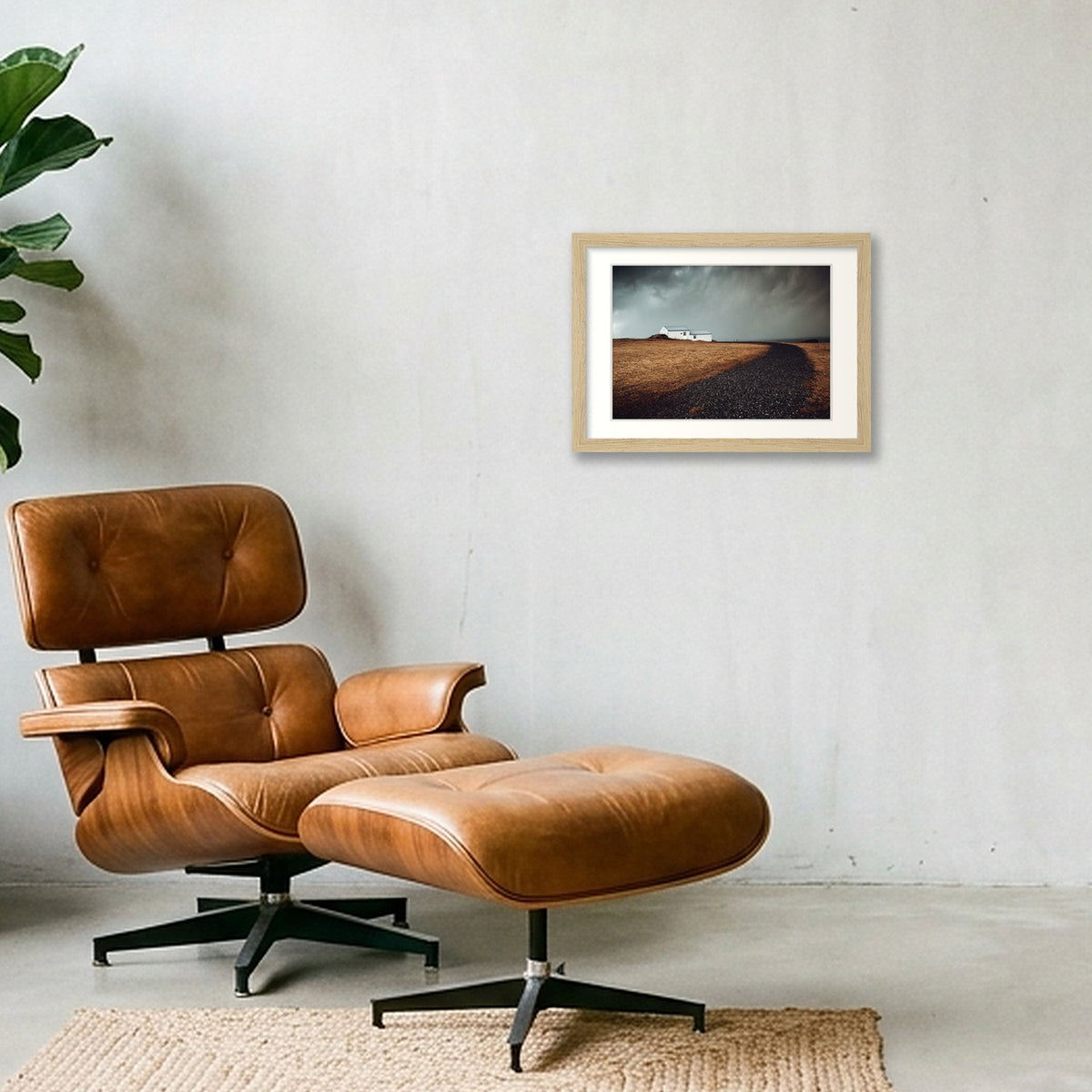 125 — A4 (30×21cm, 12×8") Oak Frame