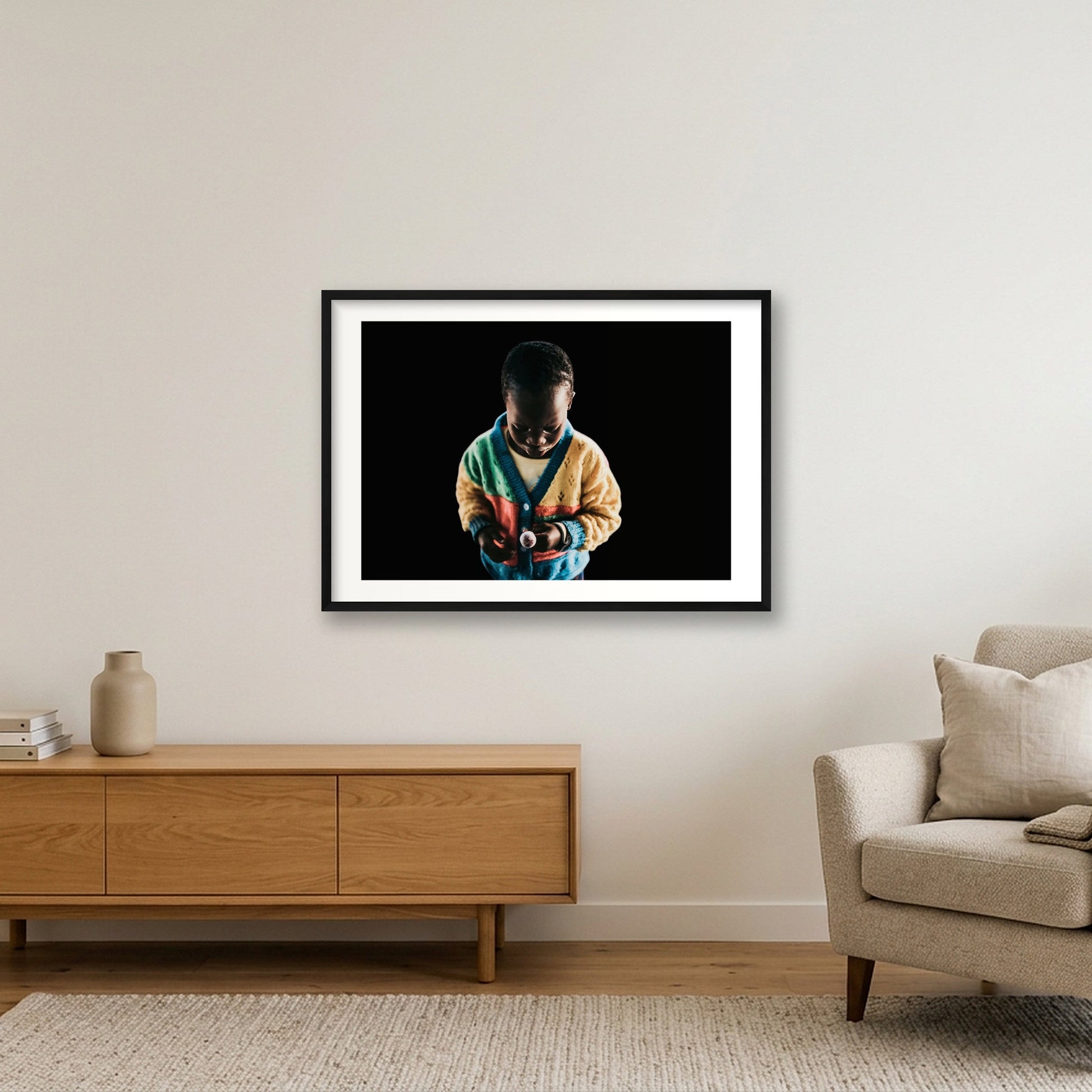 118 — 84×59cm, 33×23" Black Frame