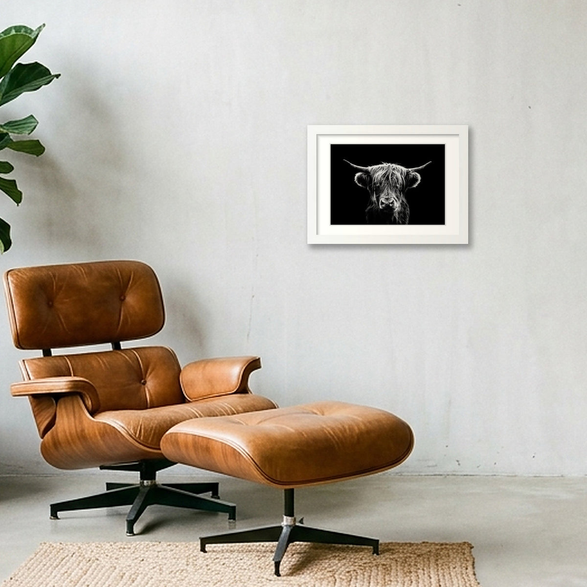 107  — A4 (30×21cm, 12×8") White Frame