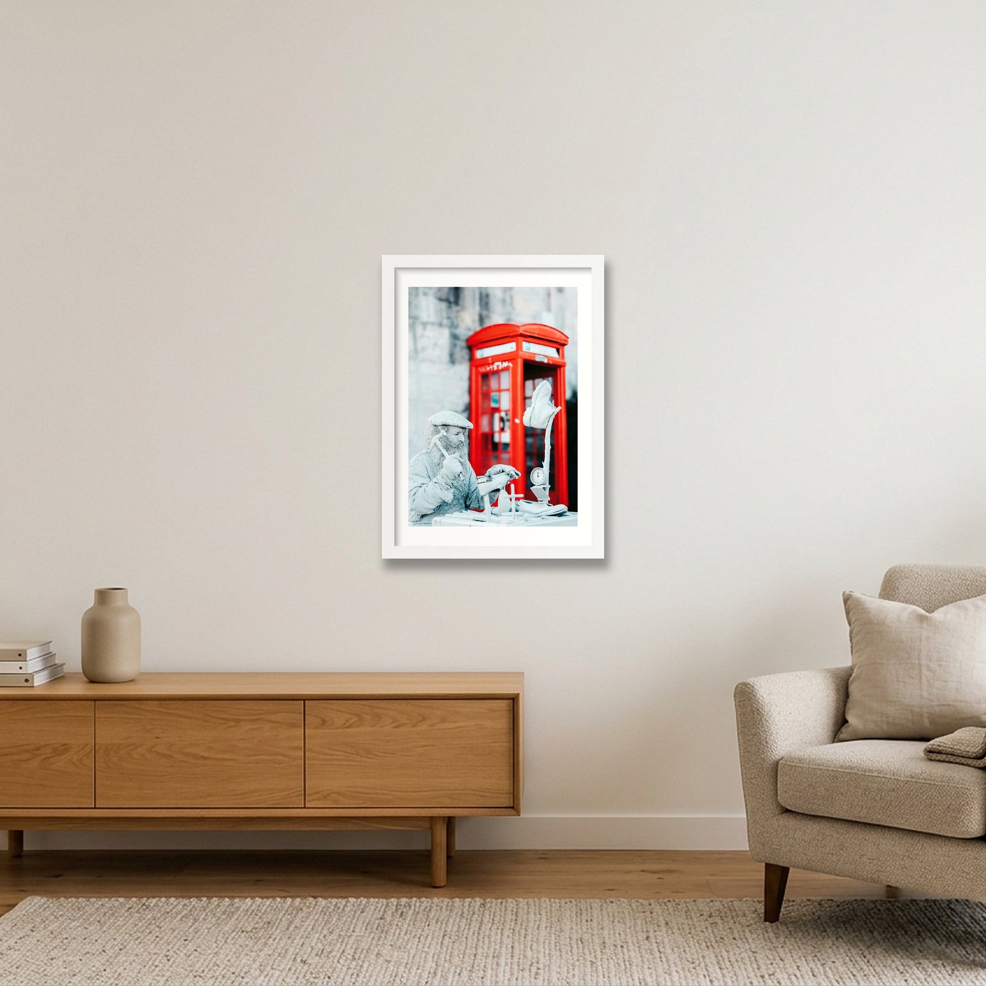 445 — A3 (30×42cm, 12×17") White Frame