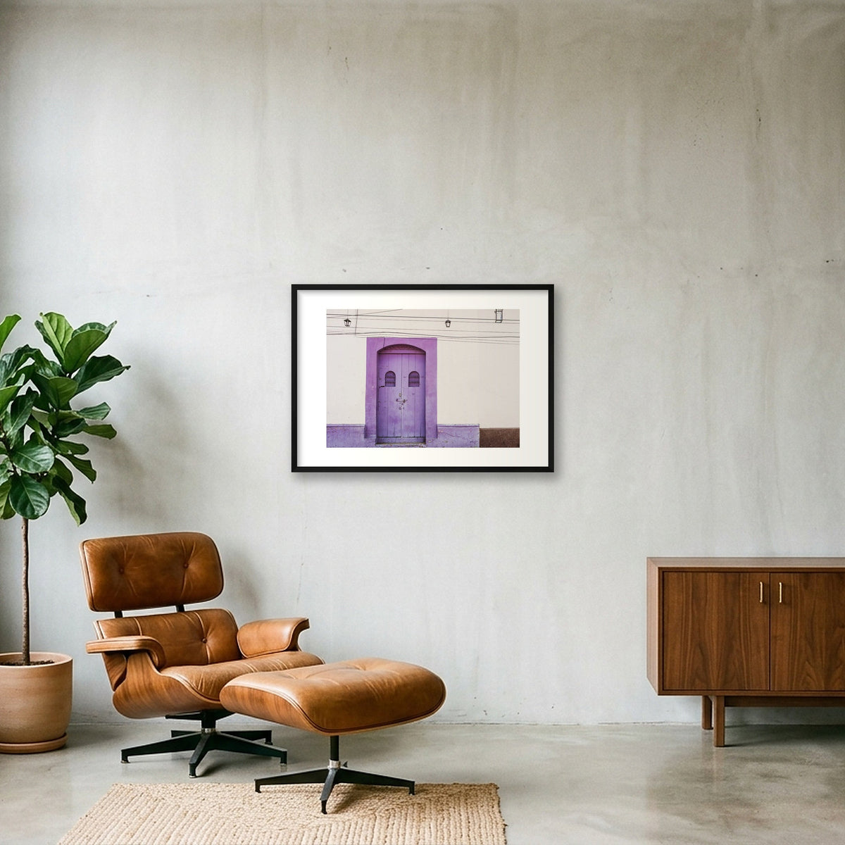 1376 — 84×59cm, 33×23" Black Frame