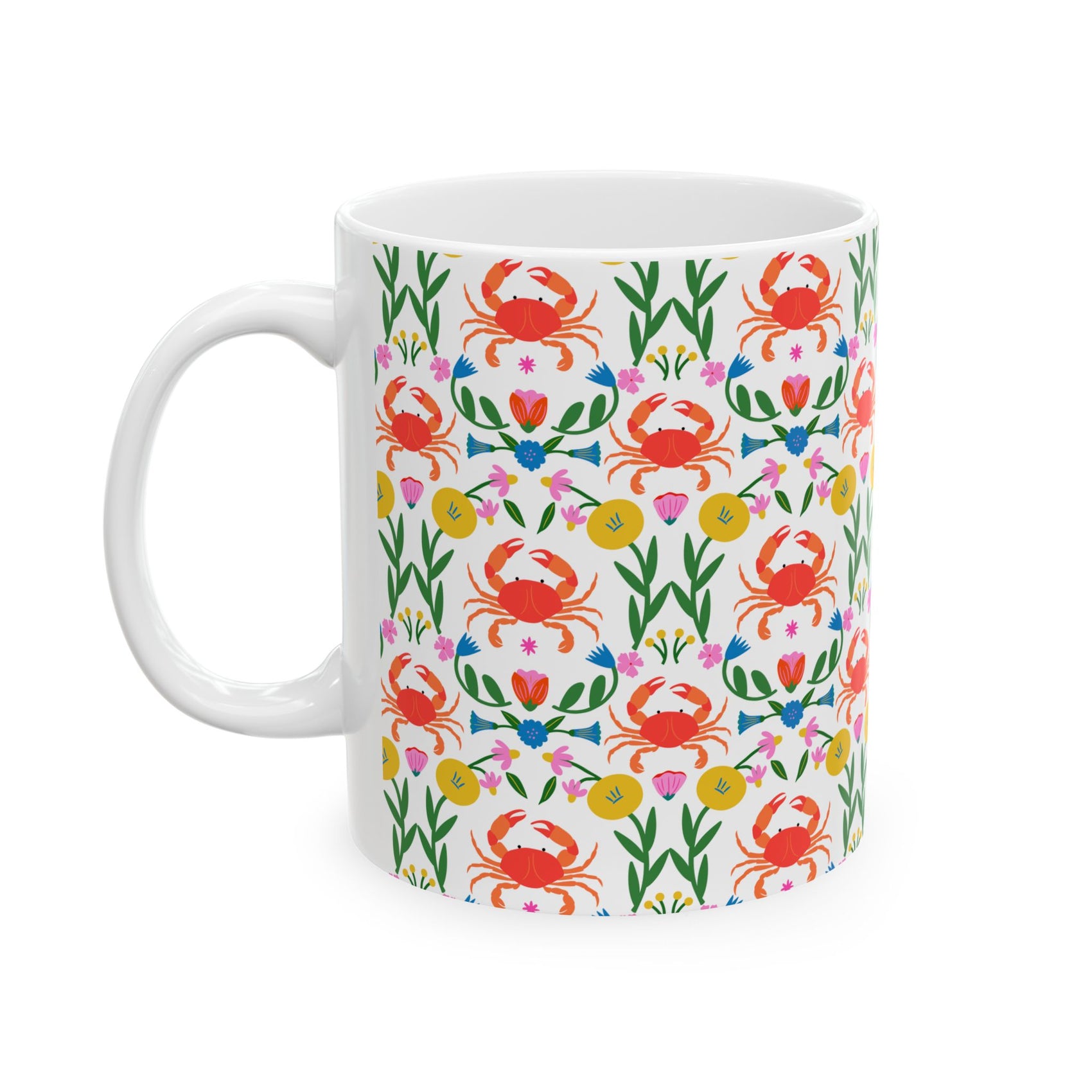 Crab Mug For Coastal Decor Crab Kitchenware Coastal Coffee Cup Nautical Tea Mug Beach House Gift Cute Seafood Ceramic Drinkware Host Gift