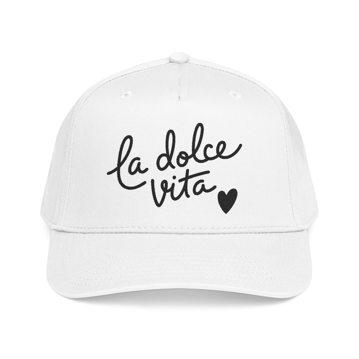 La Dolce Vita Embroidered Italian Hat Amalfi Coast Souvenir Cap Mediterranean Vacation Aesthetic Travel Gift Cap For Traveler Gift Italy