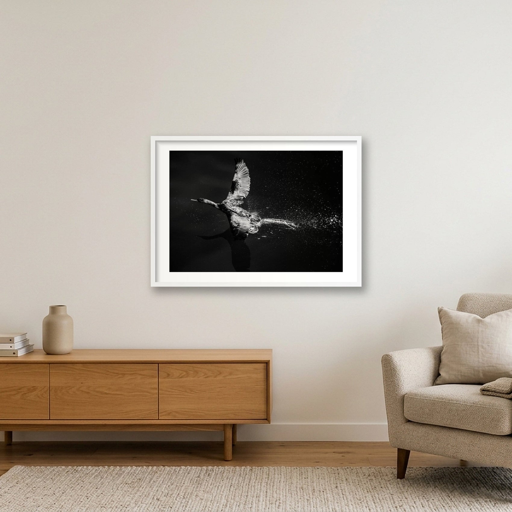 1866 — 84×59cm, 33×23" White Frame