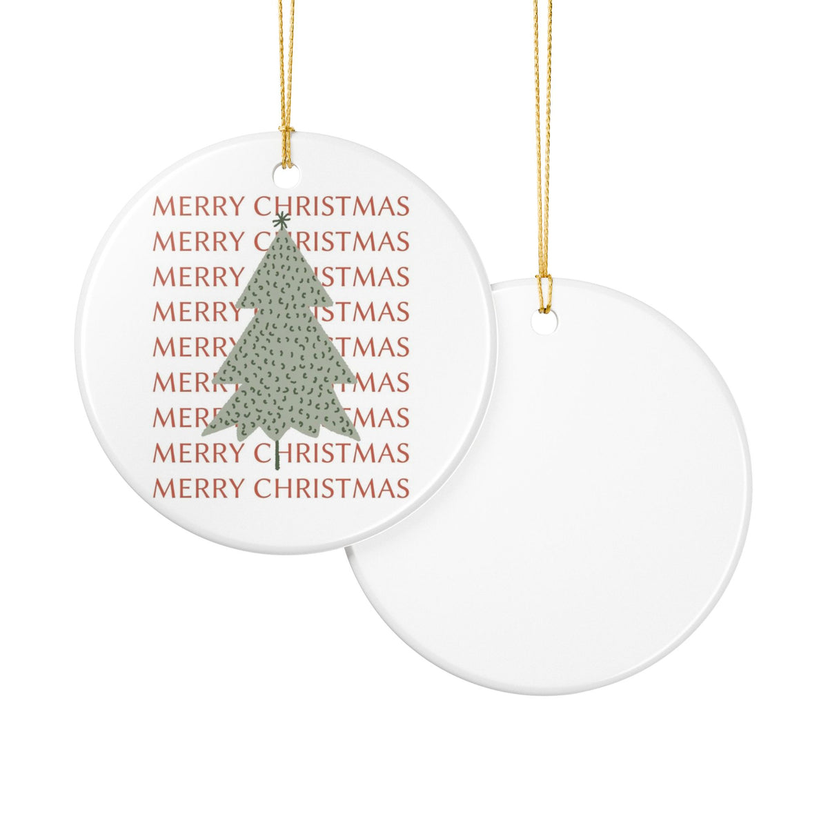 Christmas Tree Ornament For New Home Gift Neutral Holiday Keepsake For First Christmas Boho Tree Decor For Mom Gift Sage Green Ornament