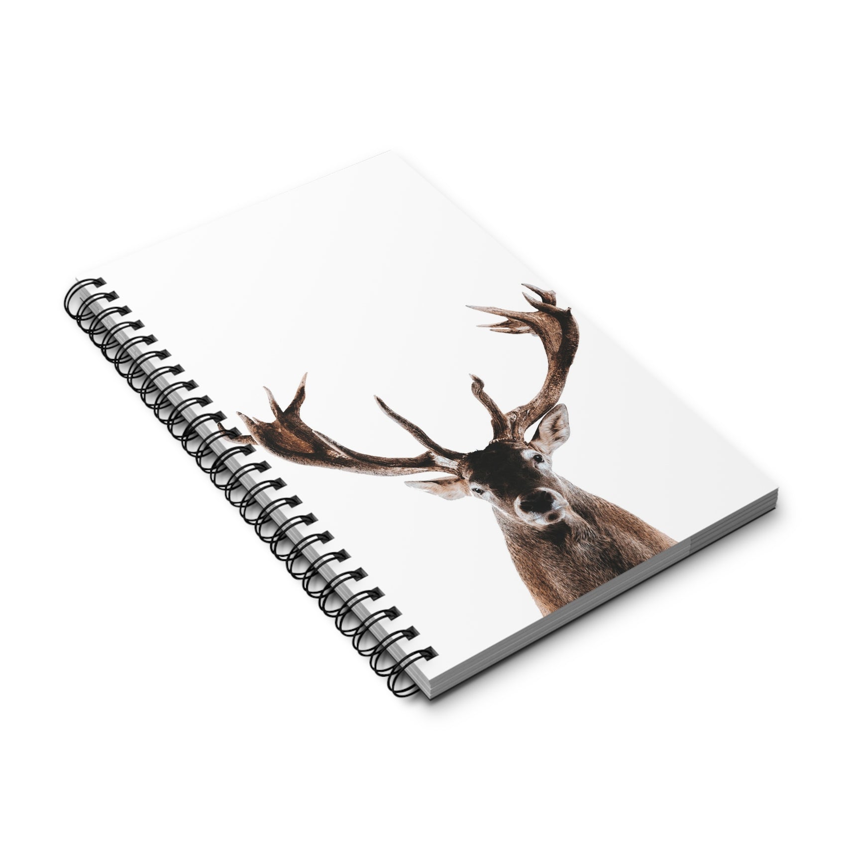 Spiral Notebook Deer Lover Gift Wildlife Journal Nature Writing Diary Cabin Desk Companion Forest Stationery Hunter Present Outdoor Notes