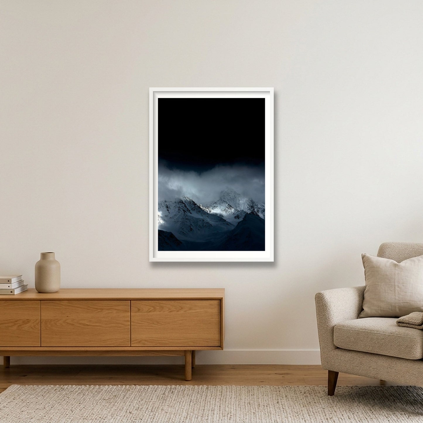 406 — 59×84cm, 23×33" White Frame