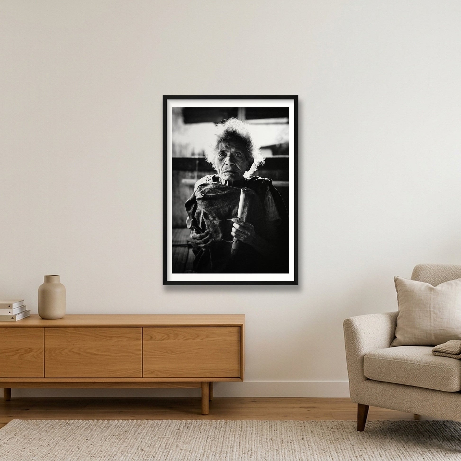 1916  — 59×84cm, 23×33" Black Frame