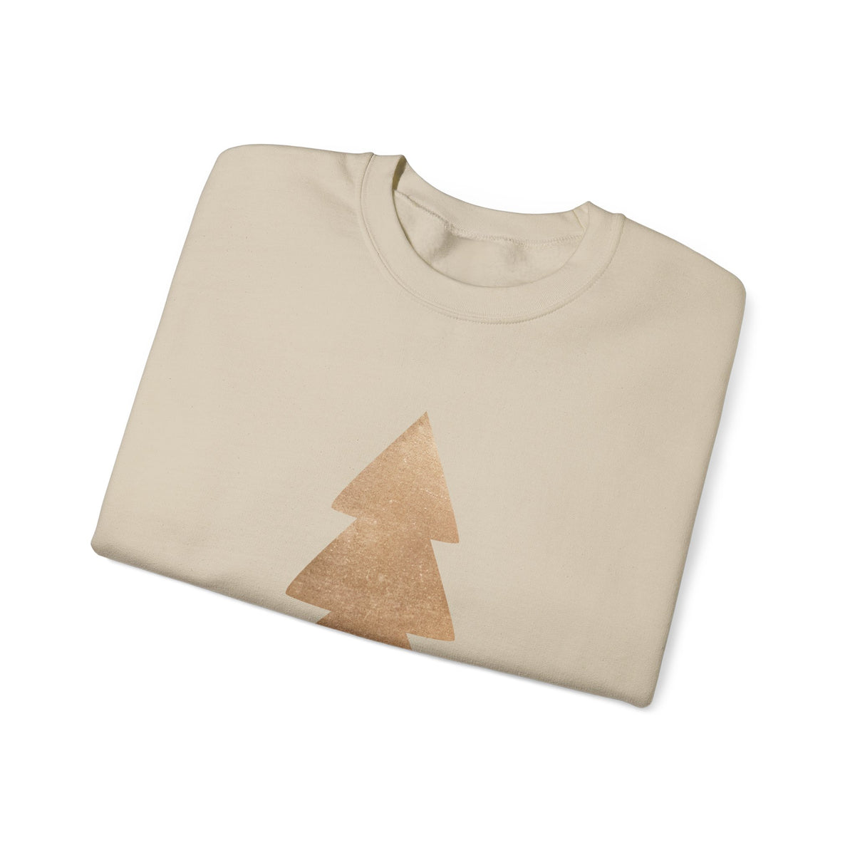 Gold Fir Christmas Sweatshirt Gift For Daughter Holiday Crewneck Present For Aunt Graphic Pullover Cozy Winter Apparel Seasonal Top Style