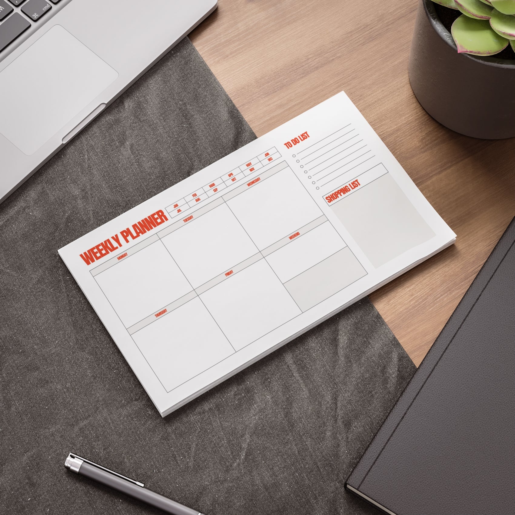 Minimal Fridge Note Pad Weekly Planner Sticky Notes Reminder Post It Memo Pad To Do List Gift Mom Refrigerator Post It Note Shopping List