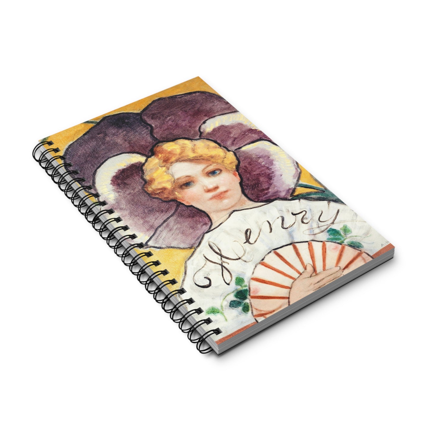 Spiral Notebook Work Gift College Study Journal Writer Present Office Desk Stationery Student Planner Art Lover Keepsake Daily Notes Idea