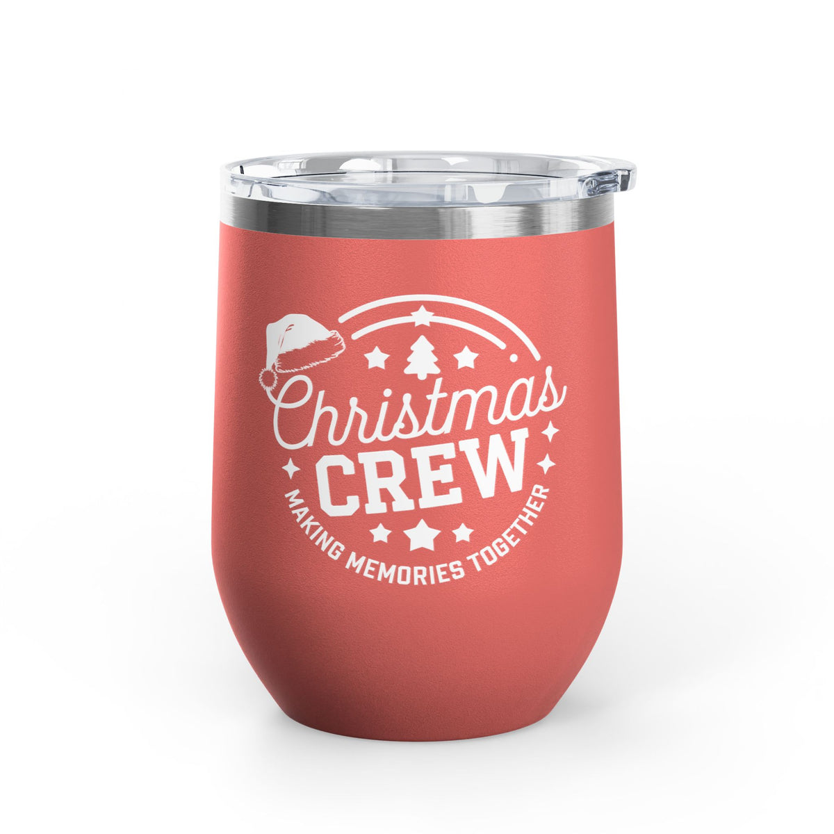 Christmas Crew Wine Tumbler For Family Christmas Party Holiday Party Cup Festive Family Gift Mug For Friends Christmas Party Decor Xmas