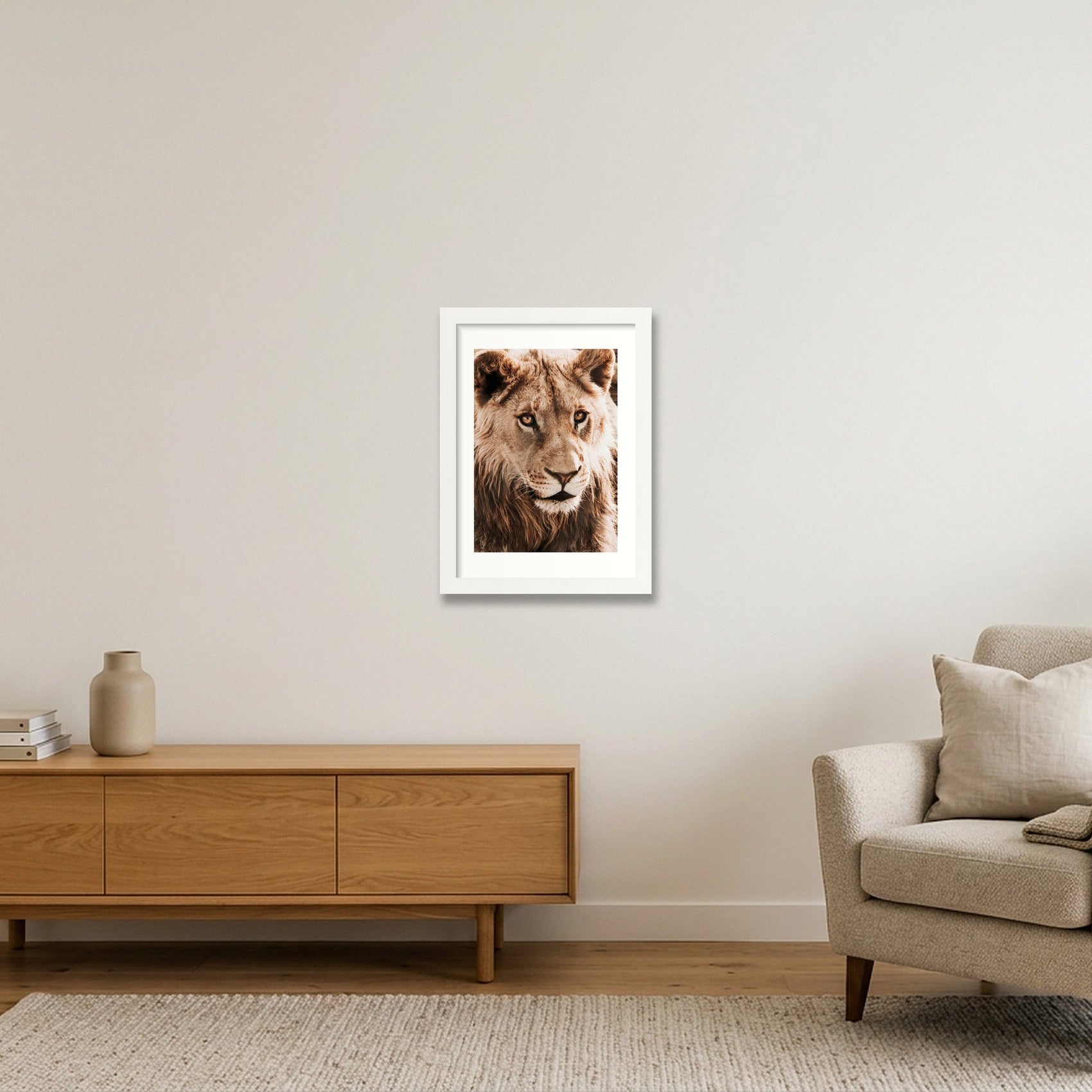 1811 — A4 (21×30cm, 8×12") White Frame