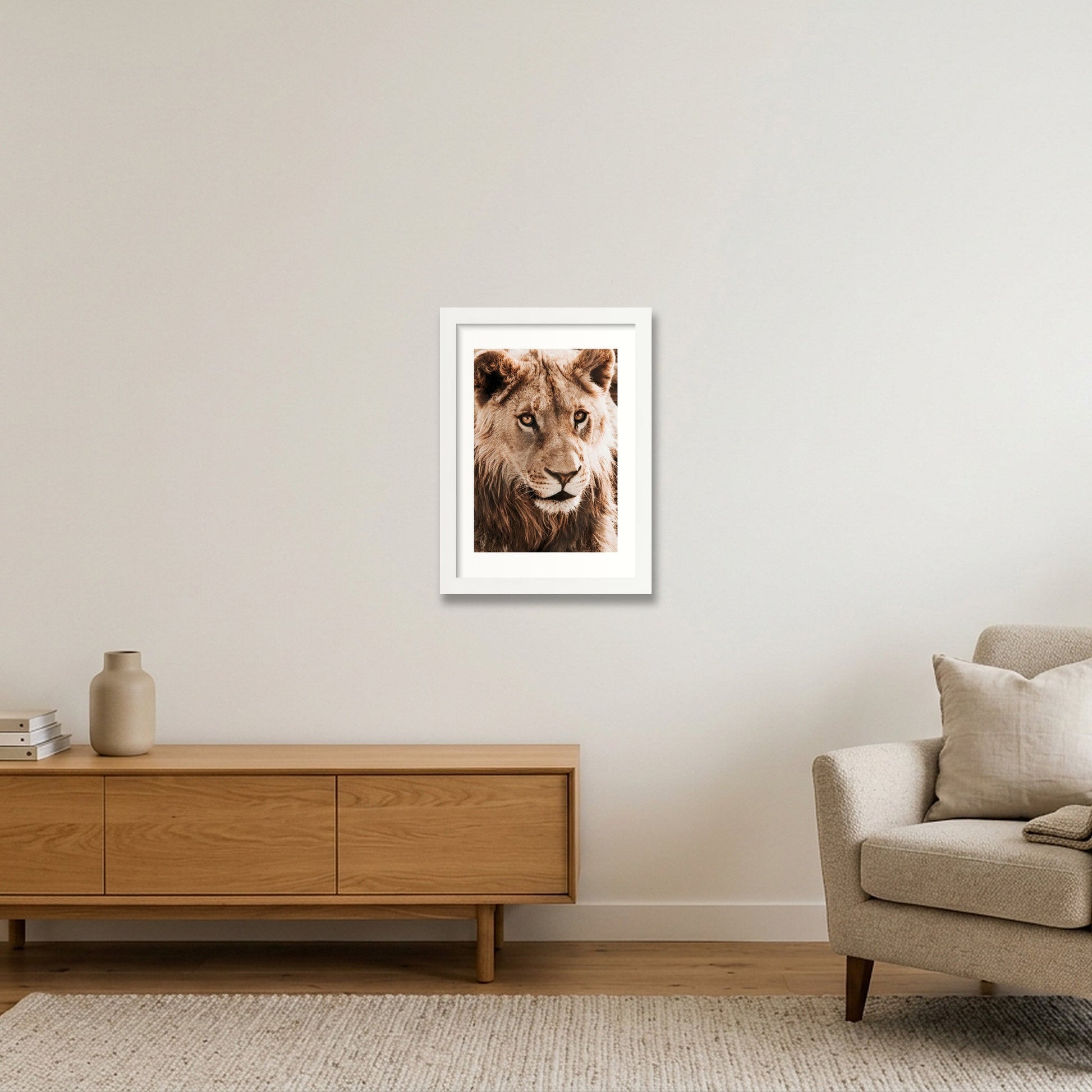 1811 — A4 (21×30cm, 8×12") White Frame