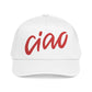 Ciao Embroidered Baseball Cap Gift For His Birthday Italian Aesthetic Hat Amalfi Coast Vacation Gift Cute Europe Travel Snapback Cap For Her